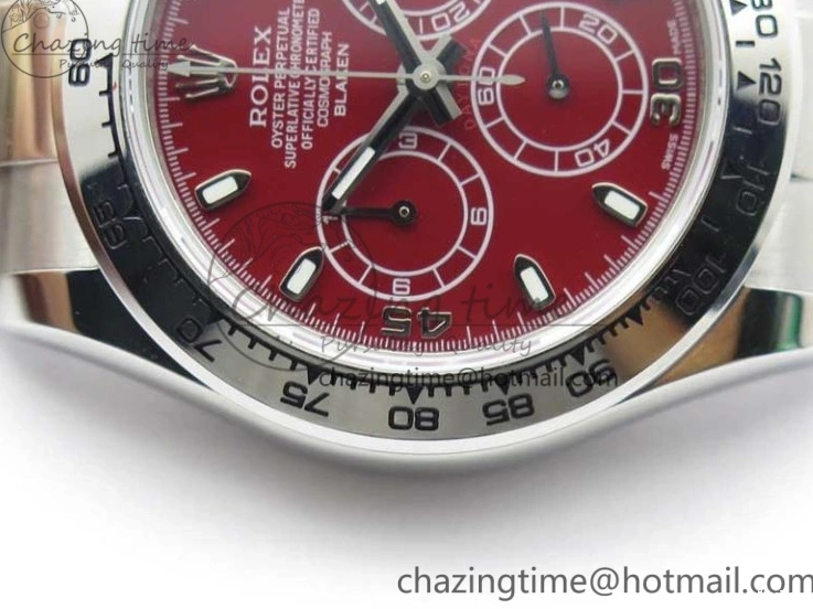 MiroTime 0417 Daytona 116520 SS UBF Best Edition Red Stick Markers Dial on SS Bracelet A Reliable 2951